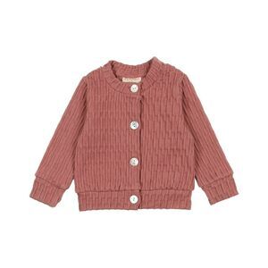 Mon Tresor Girls  Basket-Weave Cardigan, Pink